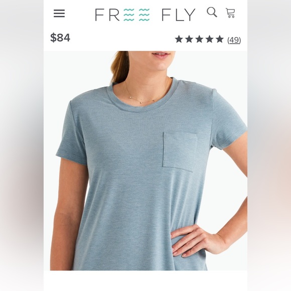 Free fly women’s bamboo flex pocket dress size L - Picture 4 of 7